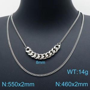 Stainless Steel Necklace - KN119490-Z