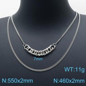 Stainless Steel Necklace - KN119492-Z