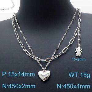 Stainless Steel Necklace - KN119507-Z