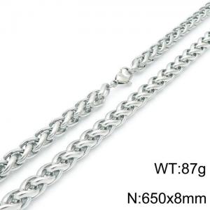 Stainless Steel Necklace - KN1196498-Z