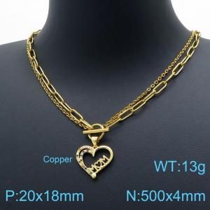 Copper Necklace （ Mother's Day） - KN1196620-Z