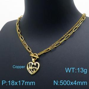 Copper Necklace （ Mother's Day） - KN1196623-Z