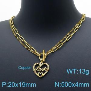 Copper Necklace （ Mother's Day） - KN1196624-Z
