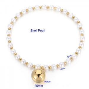 Shell Pearl Necklaces - KN18596-Z