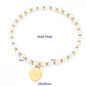 Shell Pearl Necklaces - KN18600-Z