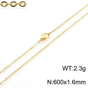 Staineless Steel Small Gold-plating Chain - KN19534-Z