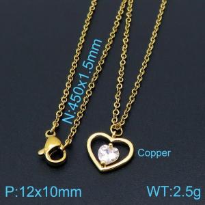 Copper Necklace - KN196777-NM