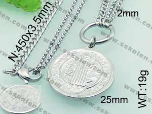 Stainless Steel Necklace - KN19695-Z