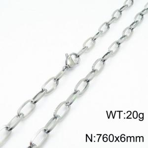 Stainless Steel Necklace - KN197245-Z