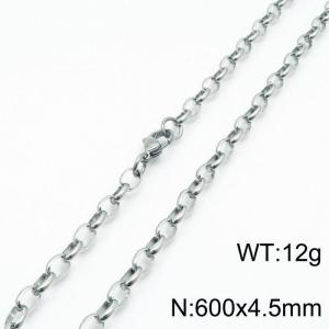 Stainless Steel Necklace - KN197258-Z