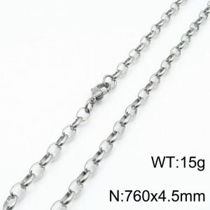 Stainless Steel Necklace - KN197261-Z