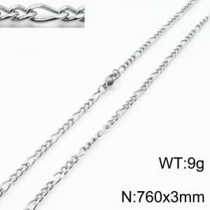 Stainless Steel Necklace - KN197293-Z
