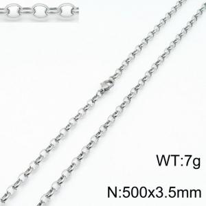 Stainless Steel Necklace - KN197296-Z