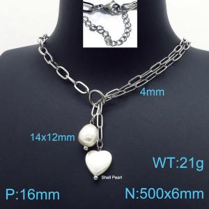 Stainless Steel Necklace - KN197339-Z