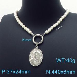 Shell Pearl Necklaces - KN197345-Z