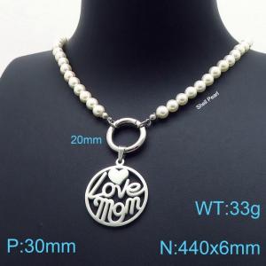 Shell Pearl Necklaces - KN197346-Z
