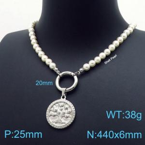 Shell Pearl Necklaces - KN197350-Z