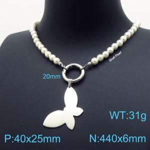 Shell Pearl Necklaces - KN197353-Z