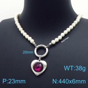 Shell Pearl Necklaces - KN197356-Z