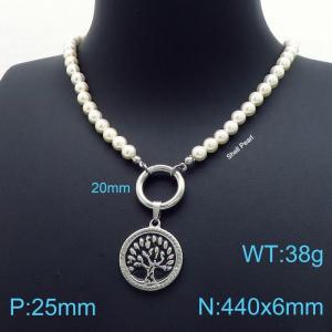 Shell Pearl Necklaces - KN197360-Z