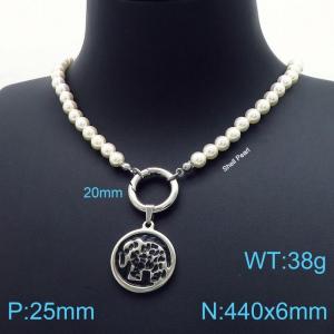 Shell Pearl Necklaces - KN197362-Z