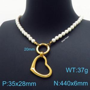 Shell Pearl Necklaces - KN197365-Z