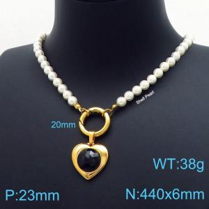 Shell Pearl Necklaces - KN197370-Z