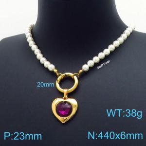 Shell Pearl Necklaces - KN197371-Z