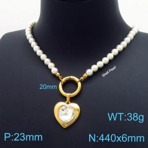 Shell Pearl Necklaces - KN197372-Z