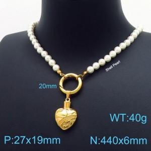 Shell Pearl Necklaces - KN197373-Z