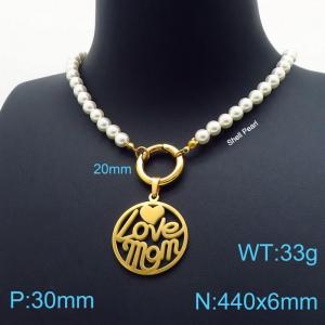 Shell Pearl Necklaces - KN197375-Z