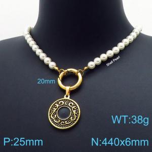 Shell Pearl Necklaces - KN197380-Z