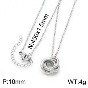 Stainless Steel Necklace - KN197965-HR