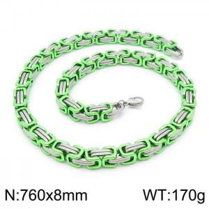 Stainless Steel Necklace - KN198296-Z