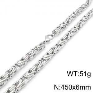 Stainless Steel Necklace - KN198394-Z