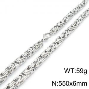 Stainless Steel Necklace - KN198396-Z
