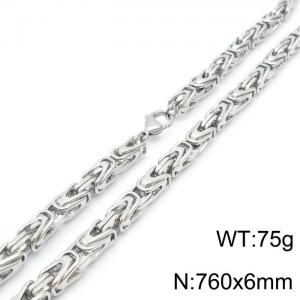 Stainless Steel Necklace - KN198400-Z