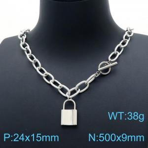 Stainless Steel Necklace - KN198449-Z