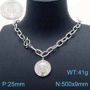 Stainless Steel Necklace - KN198453-Z