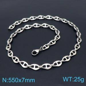 Stainless Steel Necklace - KN199077-Z