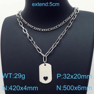 Stainless Steel Necklace - KN199091-Z