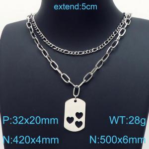 Stainless Steel Necklace - KN199095-Z