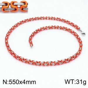 Stainless Steel Necklace - KN199124-Z