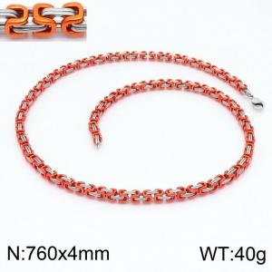 Stainless Steel Necklace - KN199128-Z