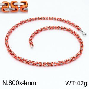 Stainless Steel Necklace - KN199129-Z