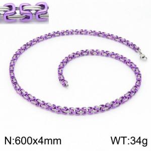 Stainless Steel Necklace - KN199133-Z