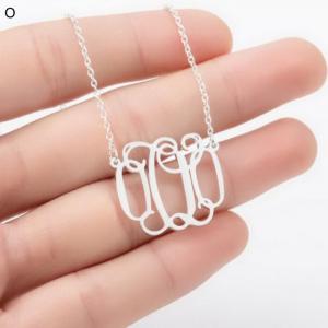 Stainless Steel Necklace - KN199881-WGNF