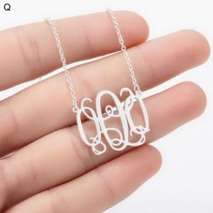 Stainless Steel Necklace - KN199885-WGNF