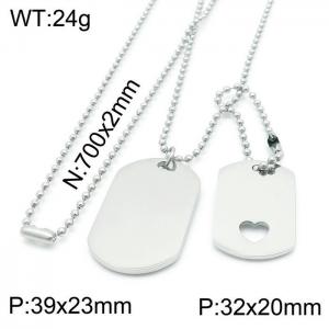 Stainless Steel Necklace - KN199937-Z