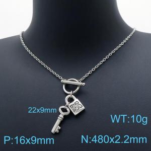 Stainless Steel Necklace - KN199943-Z